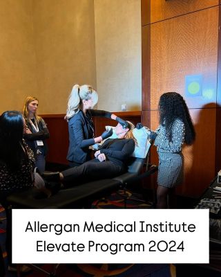 Our PA, Leah Bueneman, training at this year’s Allergan Medical Institute Elevate Program 2024!  Leah is setting the standard for aesthetic injecting beauty and safety standards!  If you haven’t met Leah, give her a call at Results MedSpa at Beth Collins M.D.